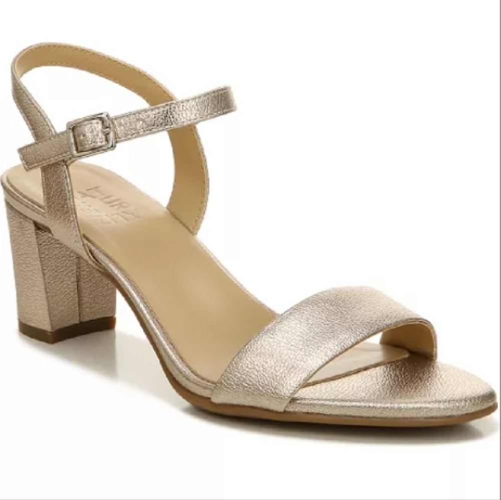 Naturalizer Bristol Ankle Strap Block Heel Sandals